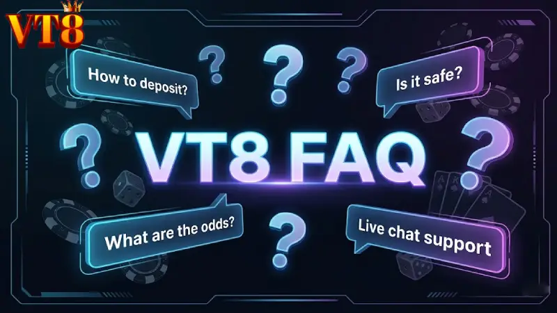 FAQ VT8 Answers to Account, Deposit and Betting Queries