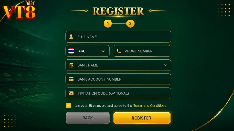 Step-by-Step Guide to Successfully Register a New Account VT8