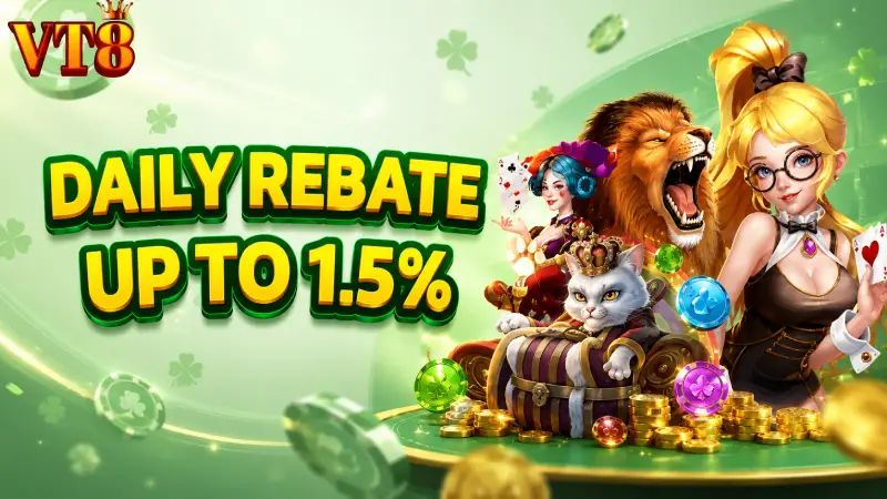 Uncapped Daily Rolling Rebates Reaching up to 1.5%