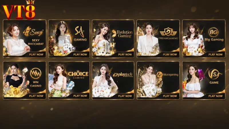 Top Premium Live Casino Halls and Studios on Casino VT8
