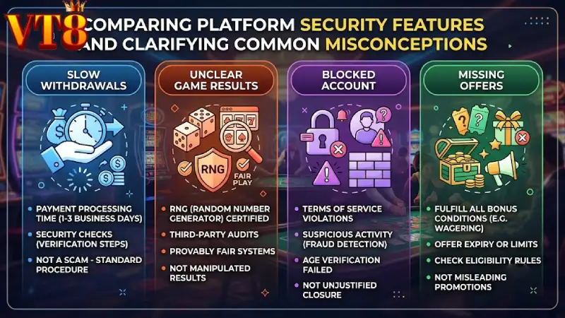 Comparing Platform Security Features and Scam Misconceptions