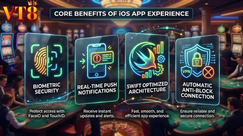 Core Advantages of Gaming on the Dedicated iOS Application