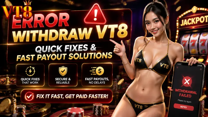Error withdraw VT8 | Quick Fixes & Fast Payout Solutions