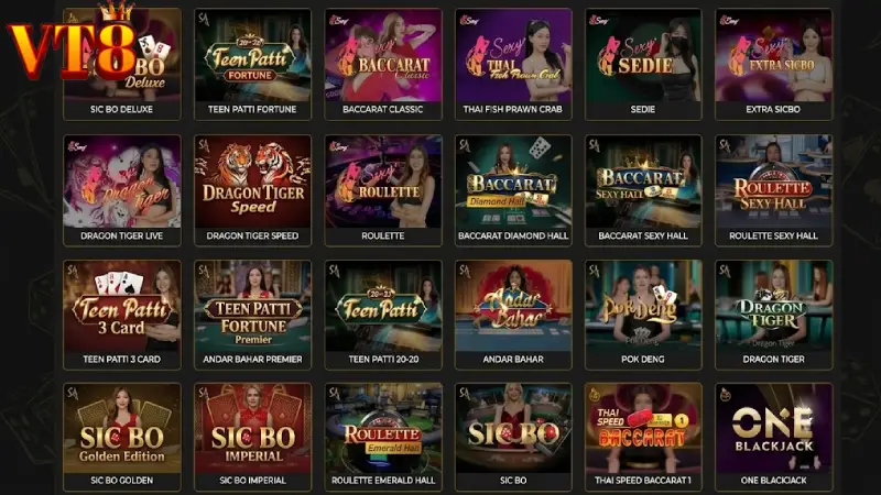 Popular Table Formats and Diverse Betting Market Options
