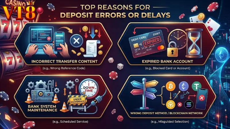 Primary Causes for Deposit Delays and Uncredited Funds