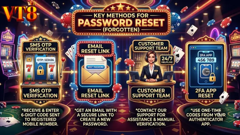 Primary Methods for Resetting Your Forgotten Password