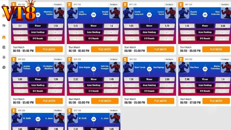 Popular Fights and Diverse Betting Market Options
